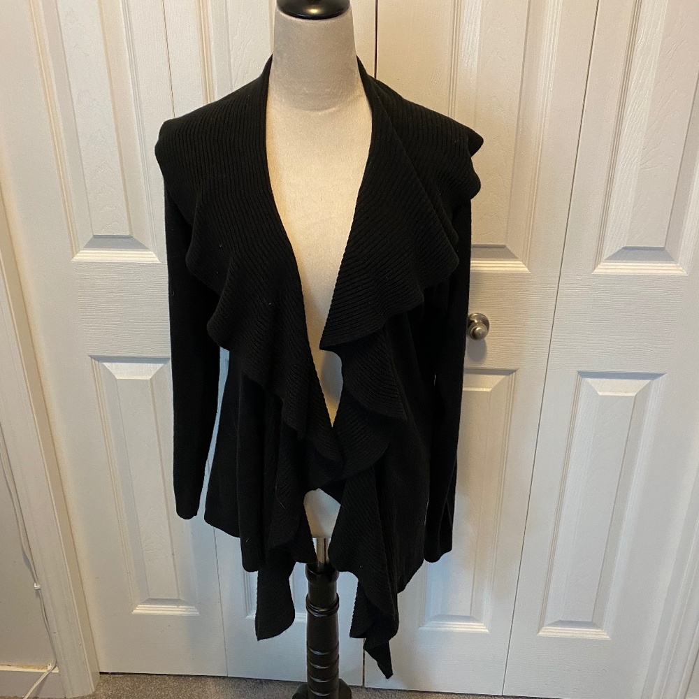 Women’s Lp open ruffle cardigan